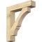 Ekena Millwork Balboa Block Rough Sawn Bracket w/ Offset Brace, Douglas Fir, 8"W x 36"D x 40"H BKT0806X36X40BOA05RDF - alternate 1